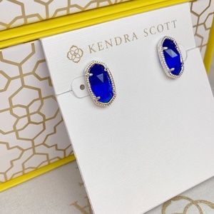 Kendra Scott Jewelry - New Kendra Scott Ellie Silver Cobalt Cats Eye Kendra Scott Jewelry - New Kendra Scott Ellie Silver Cobalt Cats Eye